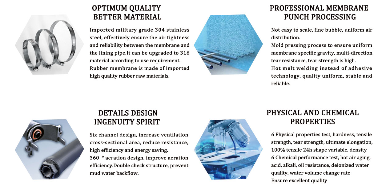 Tube Fine Bubble Diffuser Advantages